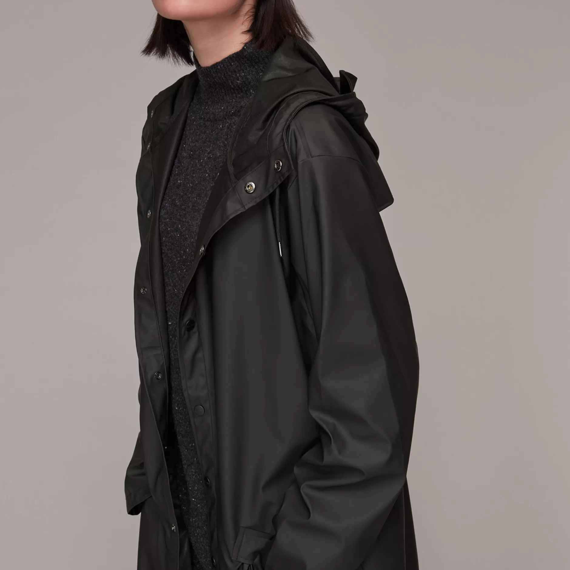 Women Whistles Coats | Rains Long Hooded Jacket