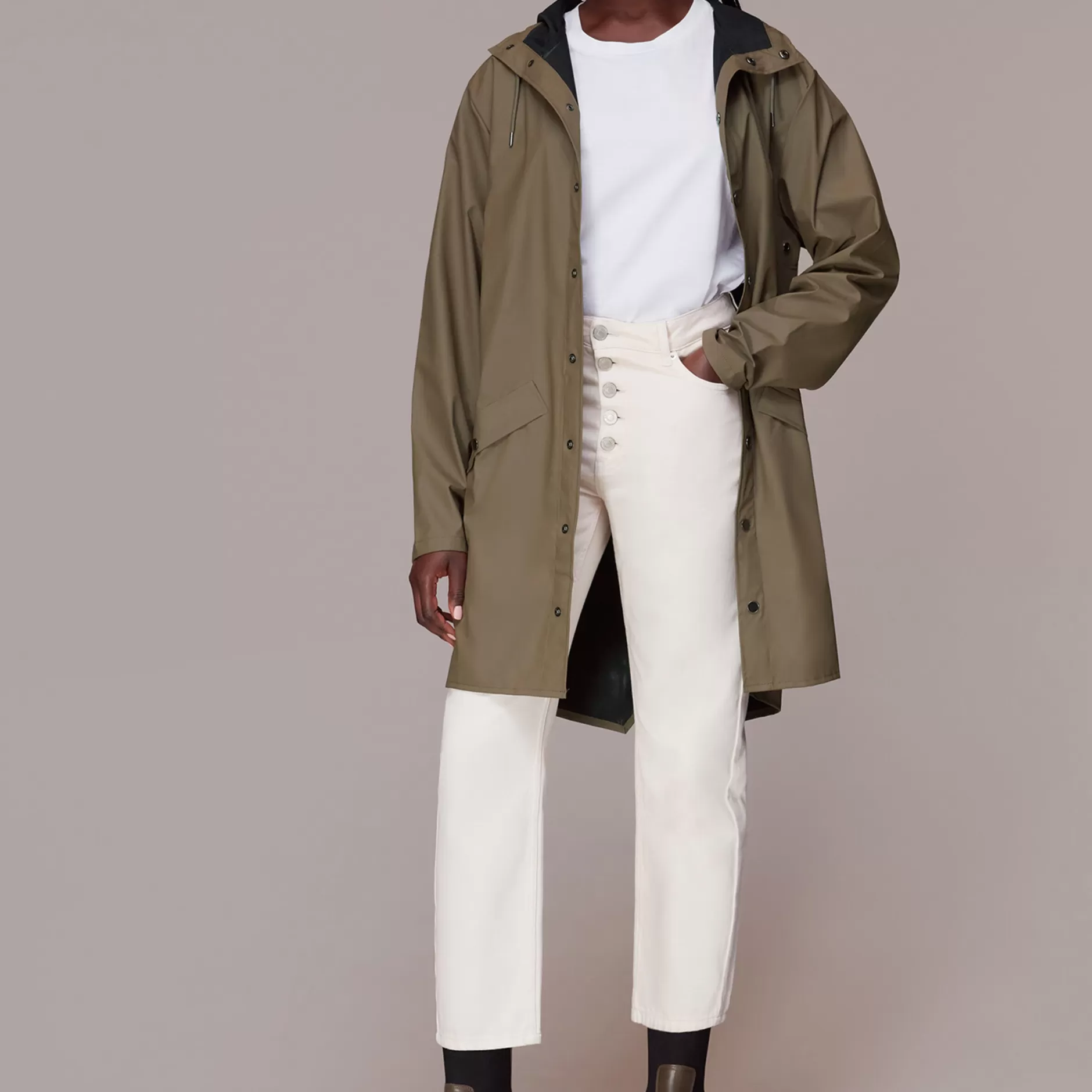 Women Whistles Coats | Rains Long Jacket