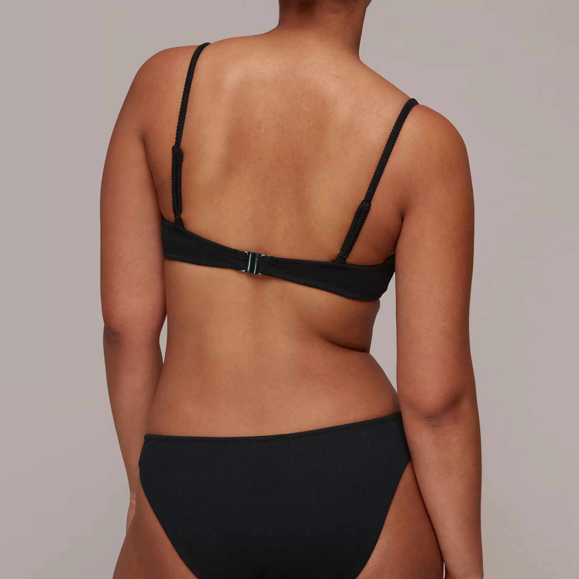 Women Whistles Swimwear | Ribbed Basic Bikini Bottom