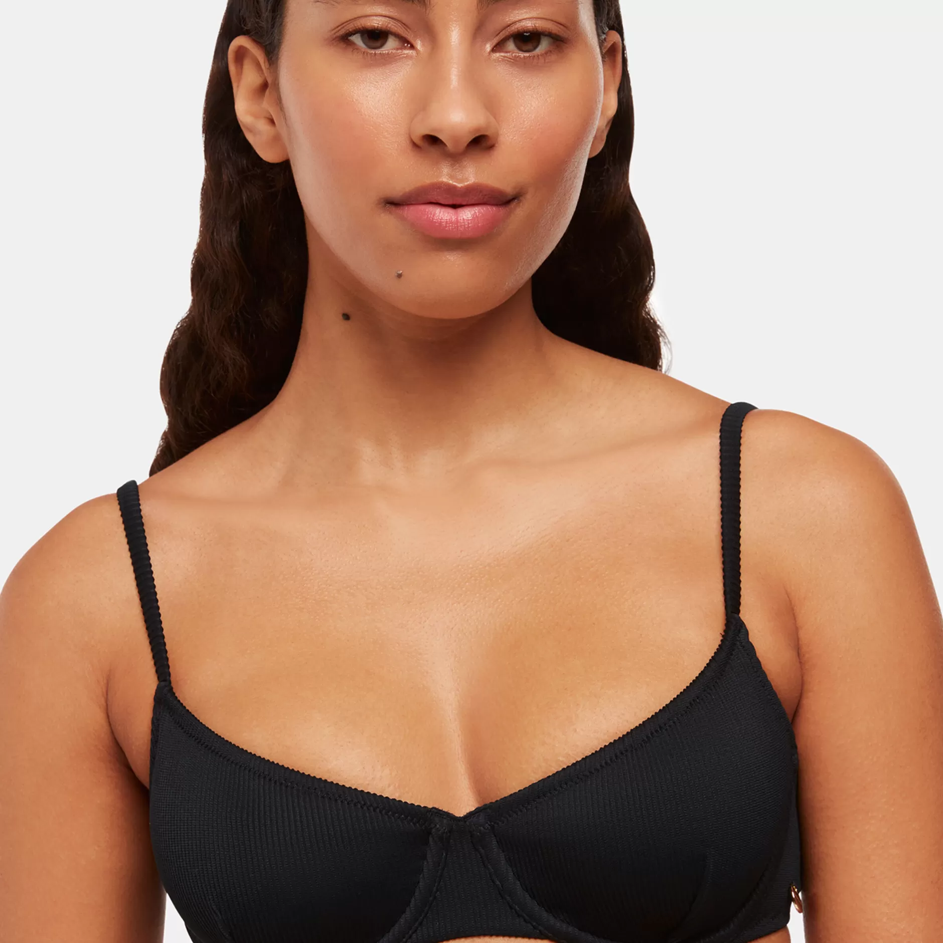 Women Whistles Swimwear | Ribbed Underwire Bikini Top