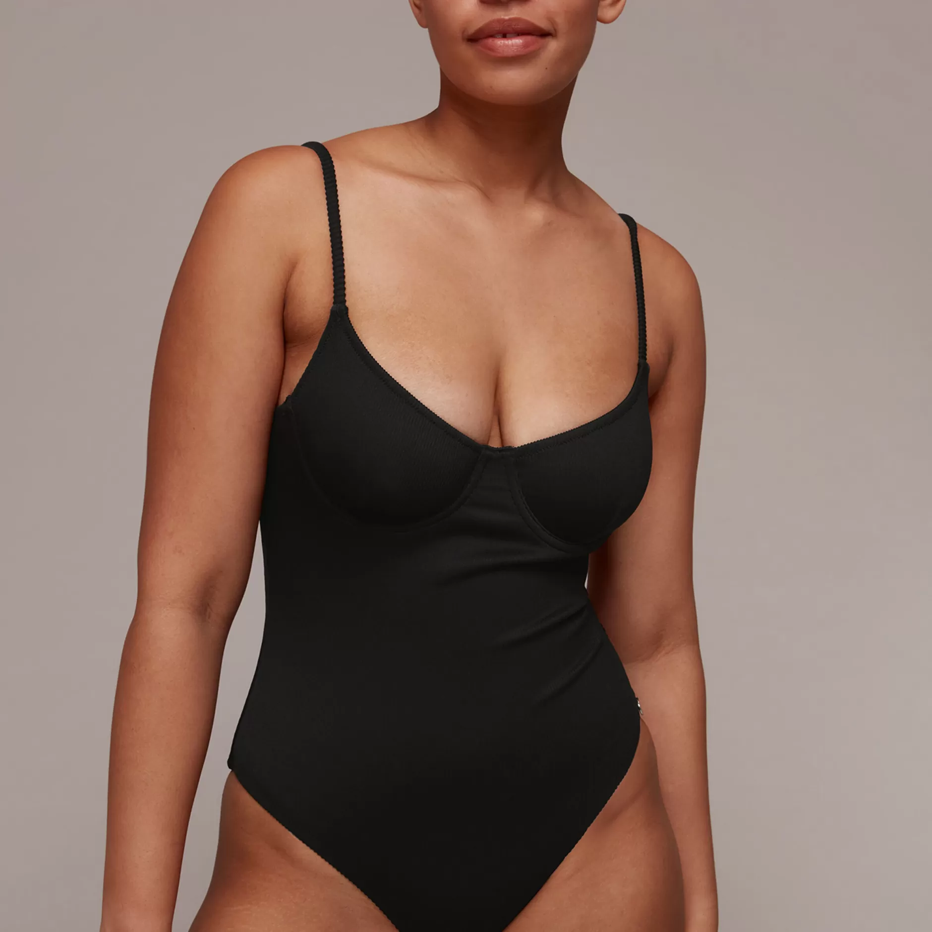 Women Whistles Swimwear | Ribbed Underwire Swimsuit