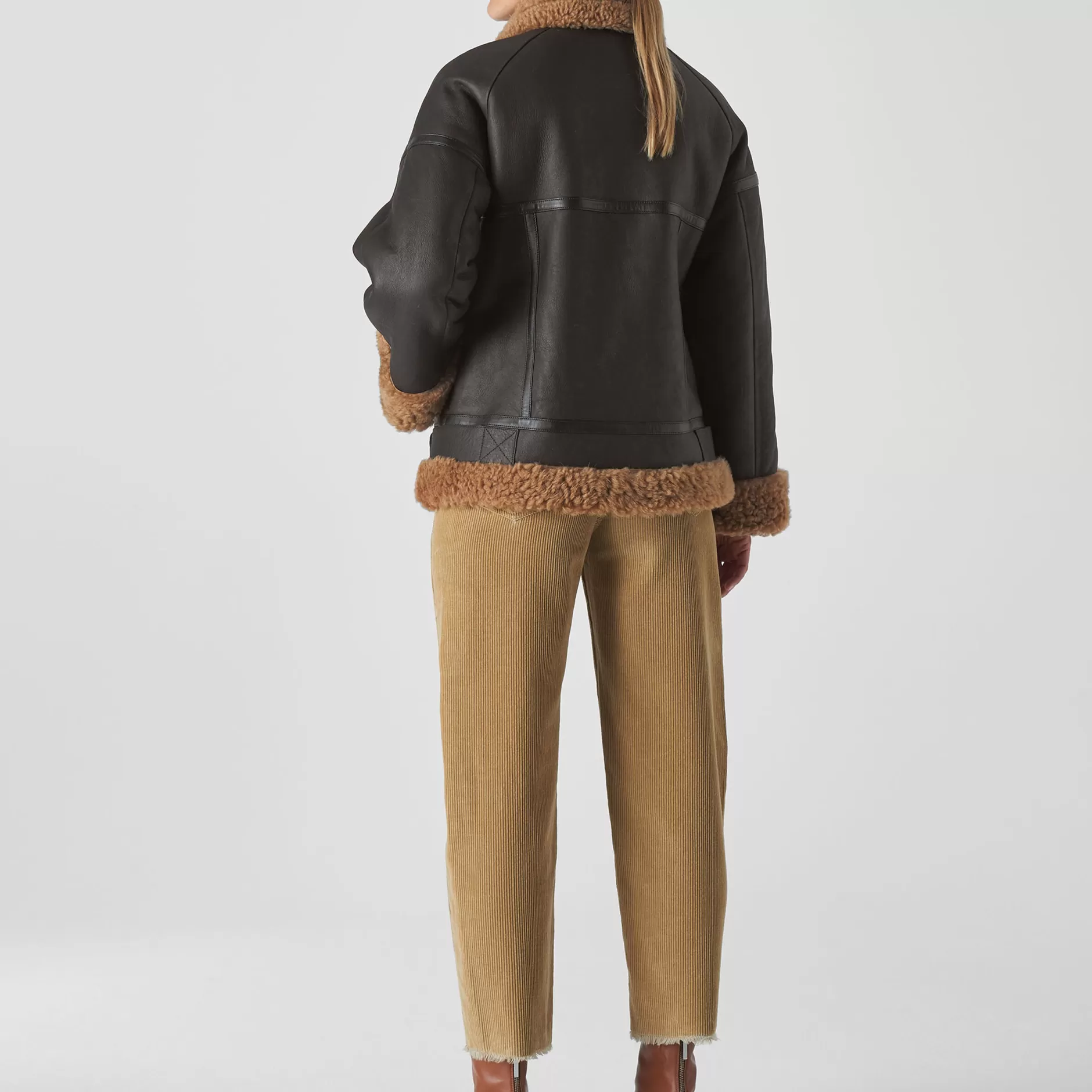 Women Whistles Coats | Shearling Brooke Biker Jacket