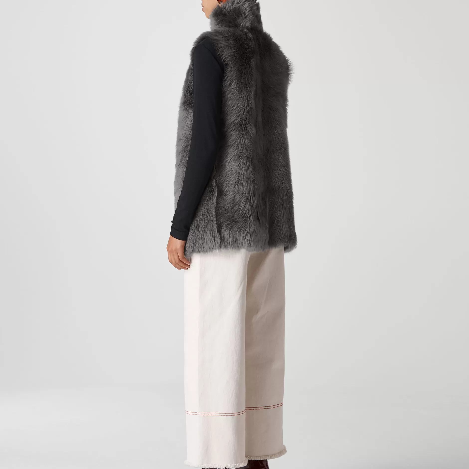 Women Whistles Coats | Sheepskin Reversible Gilet