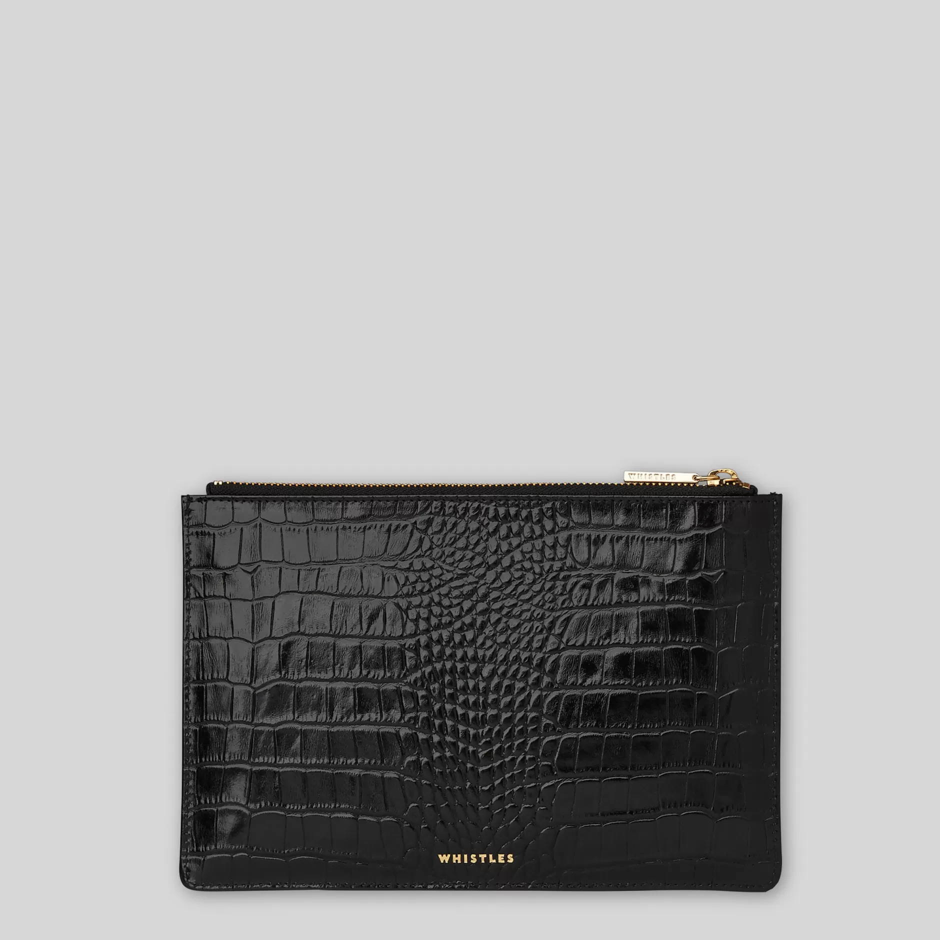 Women Whistles Small Bags & Clutches | Shiny Croc Small Clutch