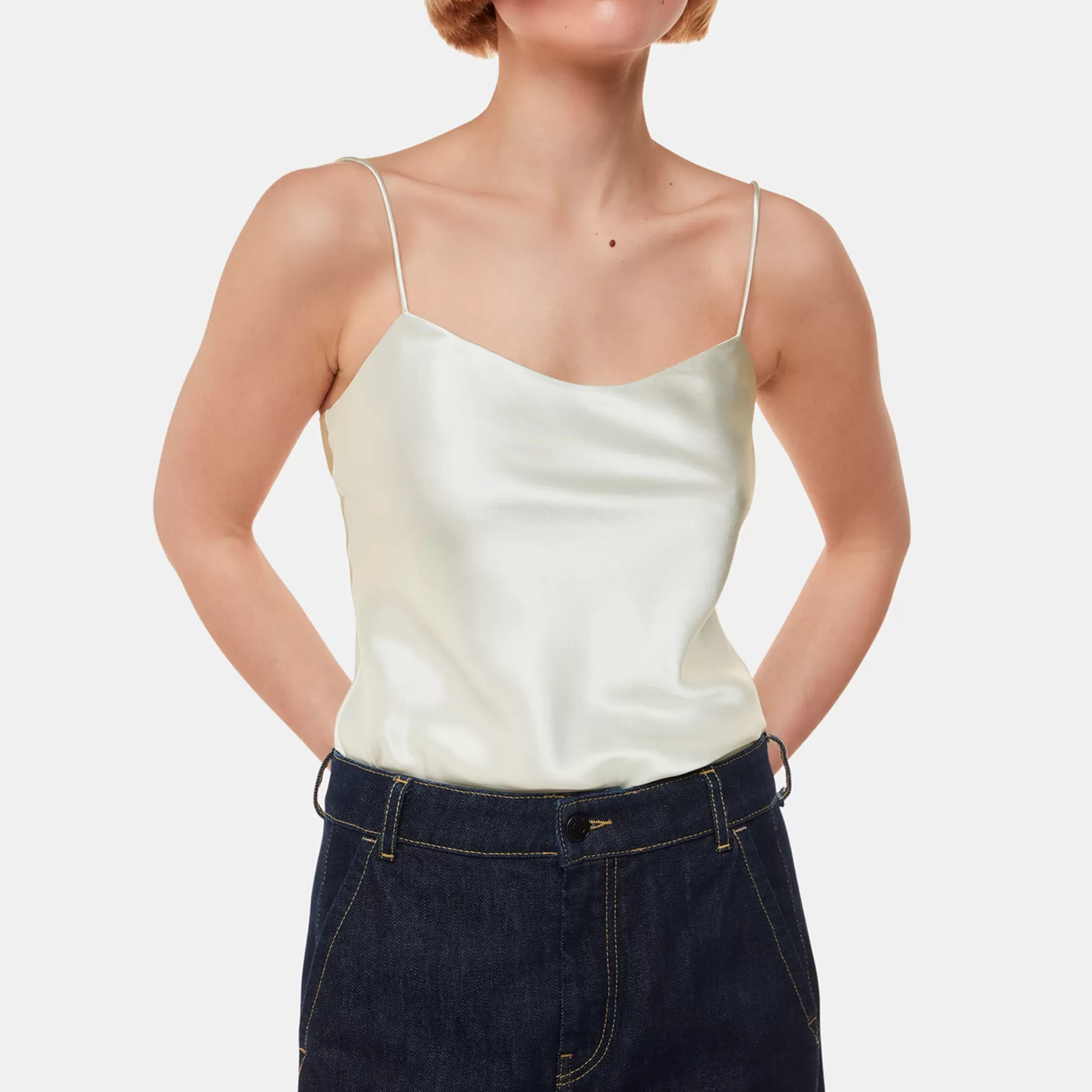 Women Whistles Tops | Silk Cami Top