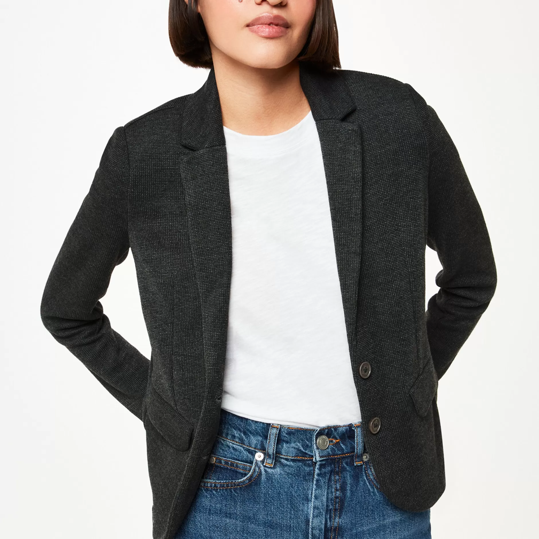 Women Whistles Jackets | Slim Jersey Jacket