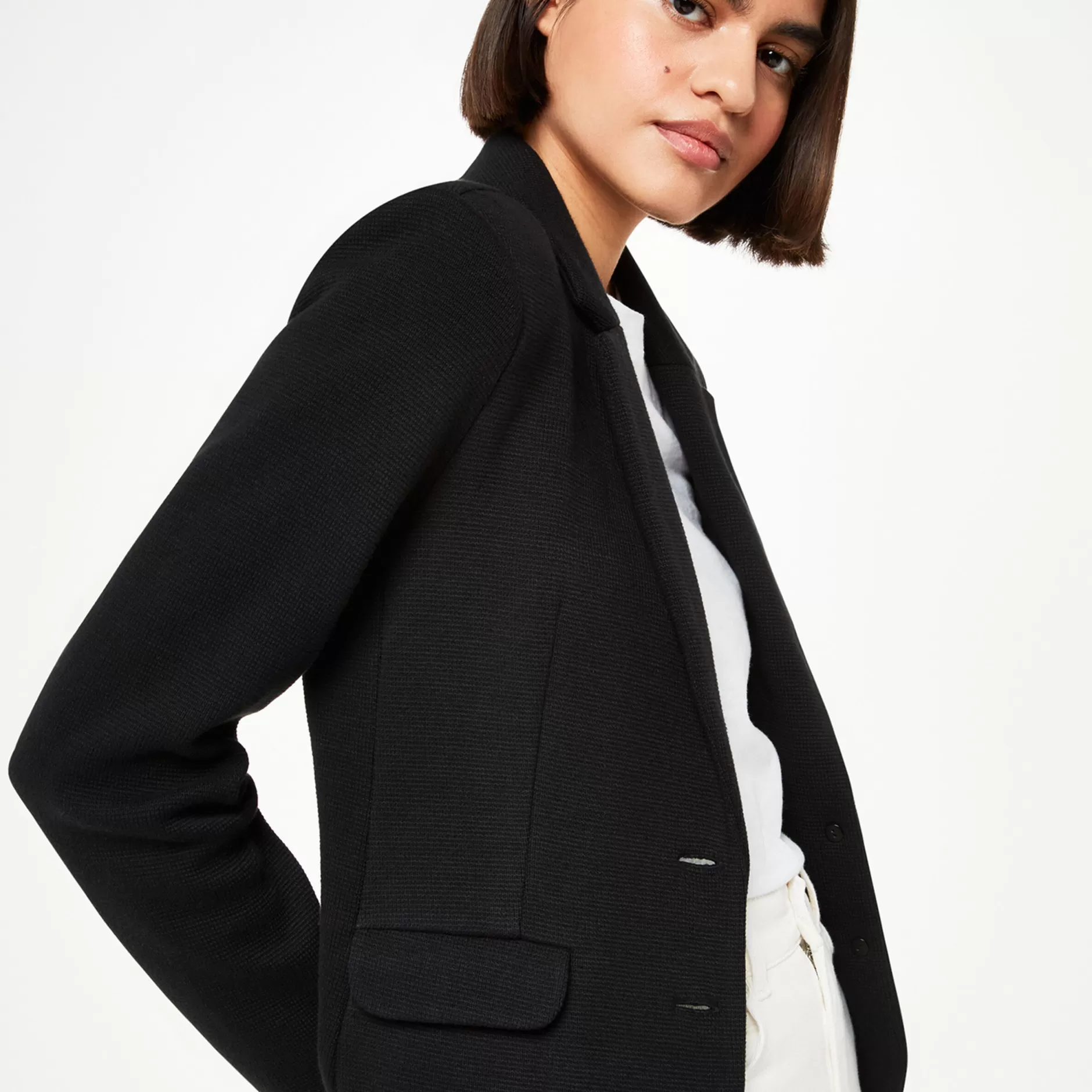 Women Whistles Tailoring | Slim Jersey Jacket