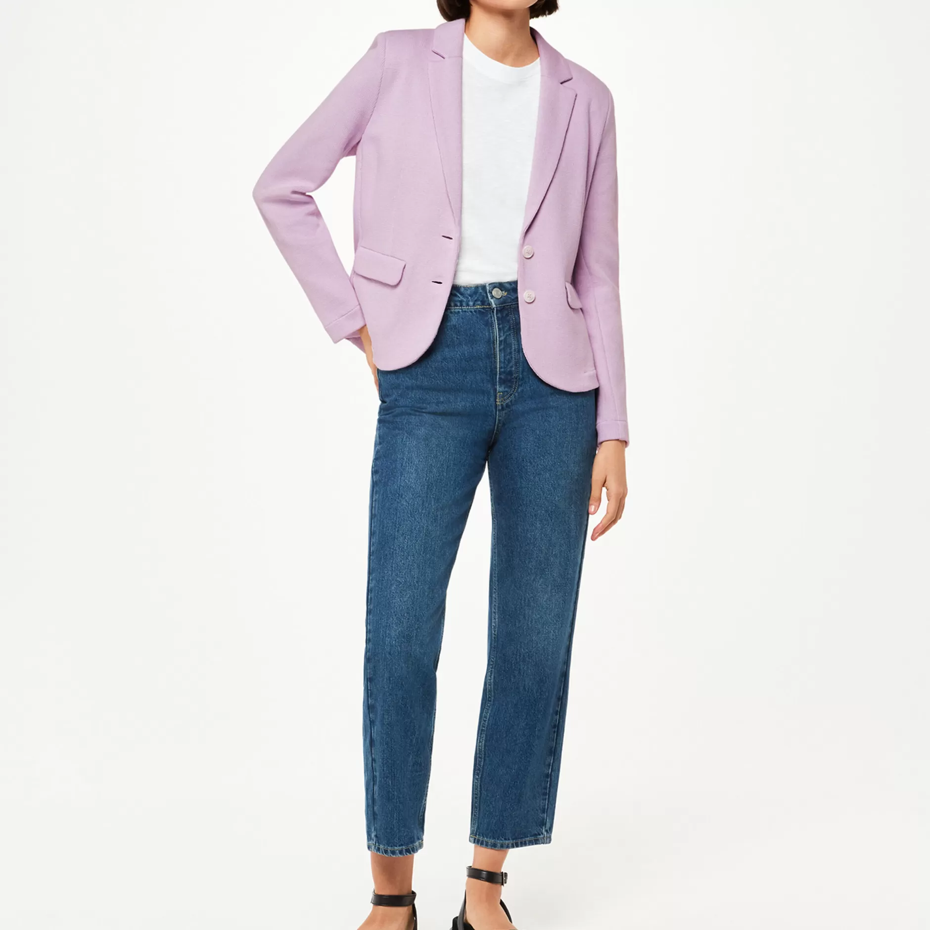 Women Whistles Tailoring | Slim Jersey Jacket