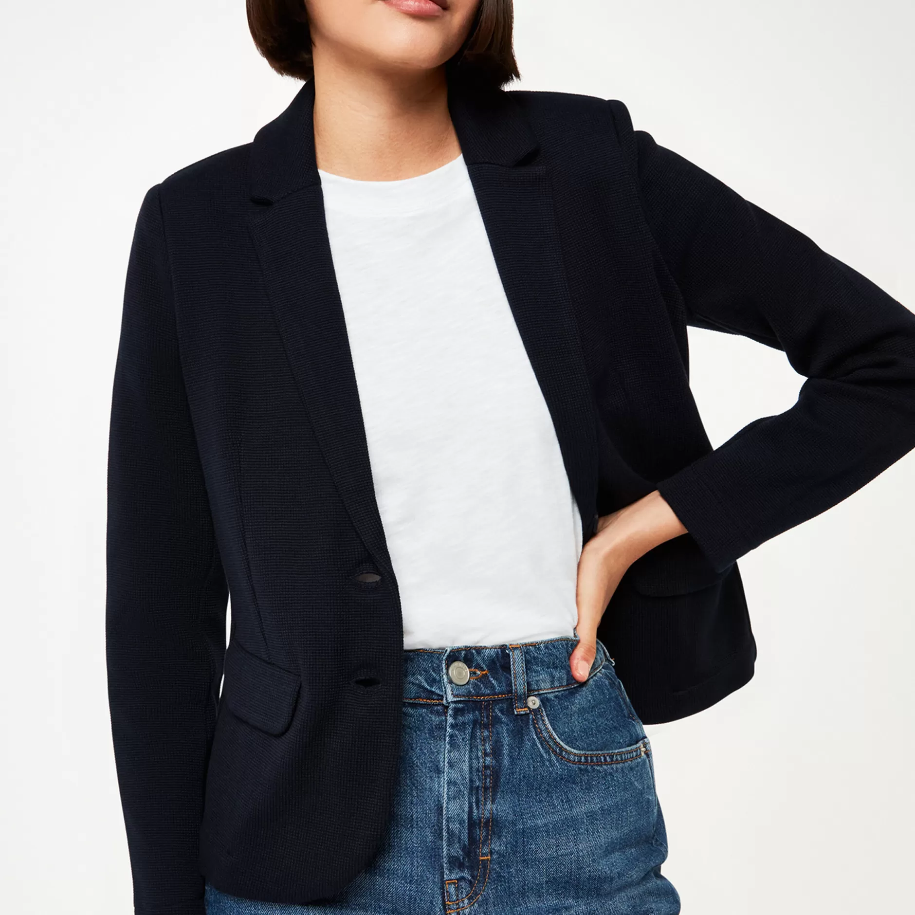 Women Whistles Tailoring | Slim Jersey Jacket