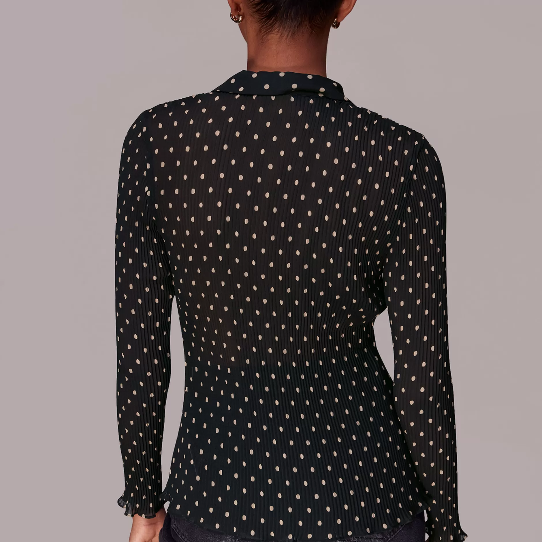 Women Whistles Tops | Spot Print Penny Plisse Shirt