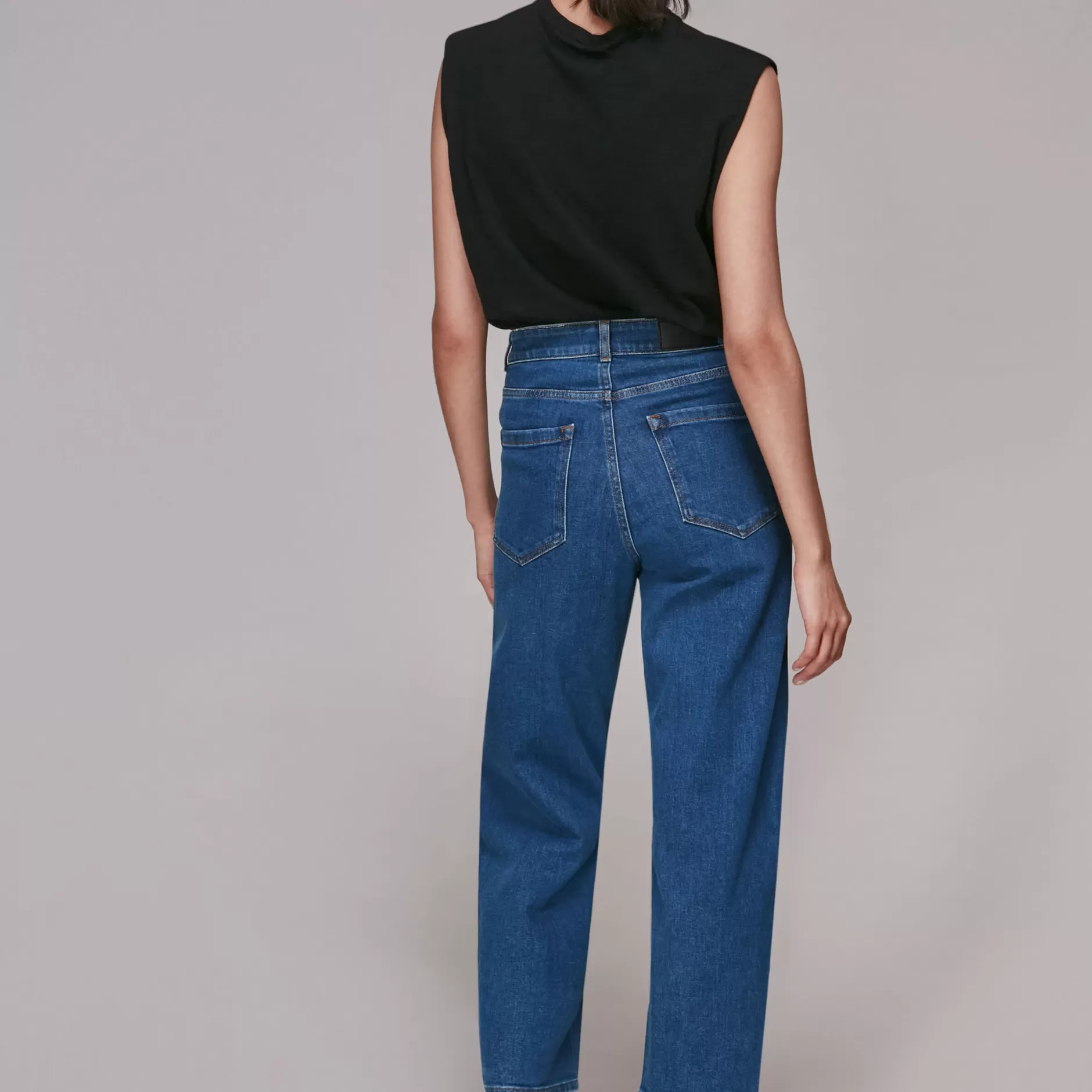 Women Whistles Jeans | Stretch Barrel Leg Jean