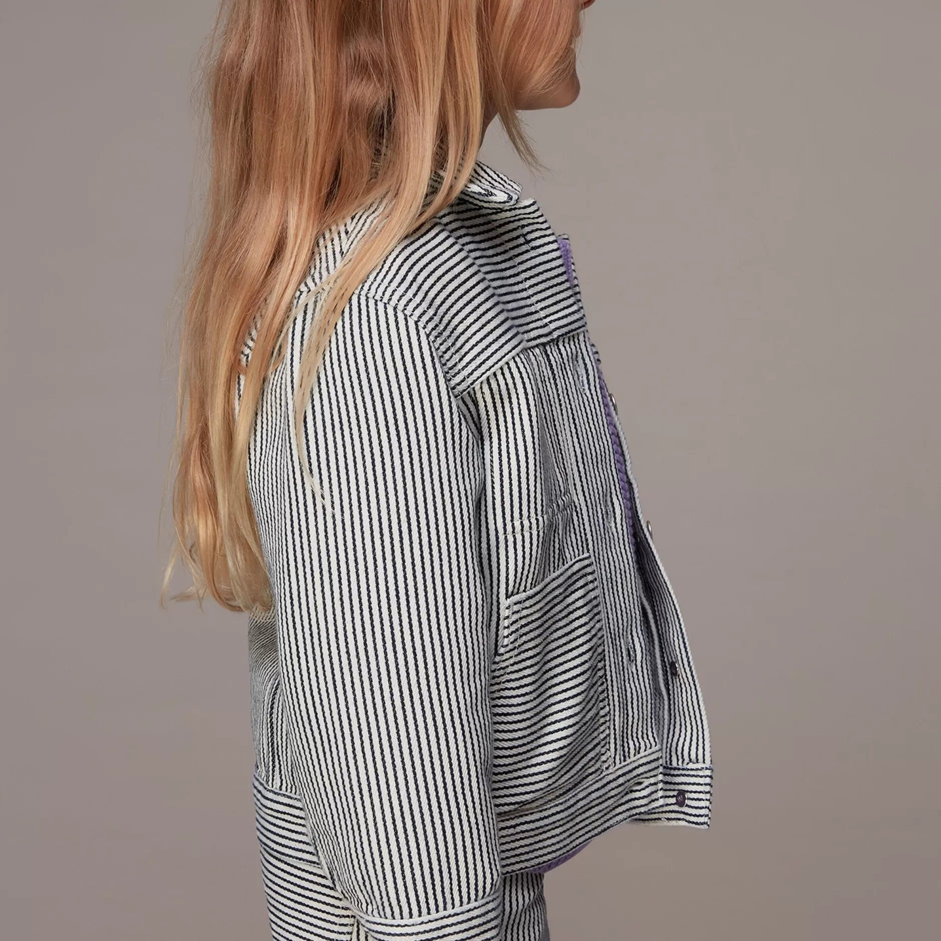 Women Whistles Tops | Stripe Jacket