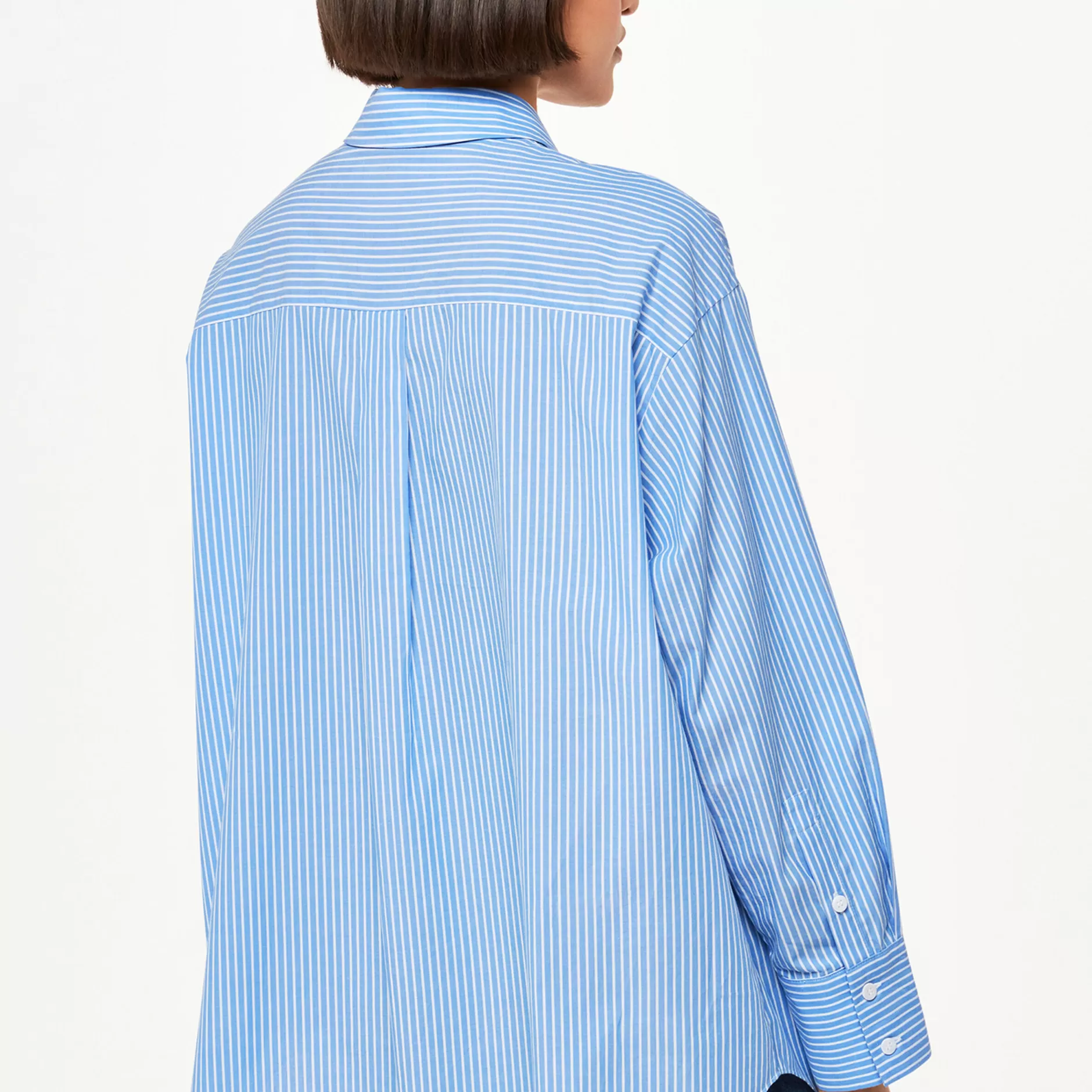 Women Whistles Tops | Stripe Oversized Shirt