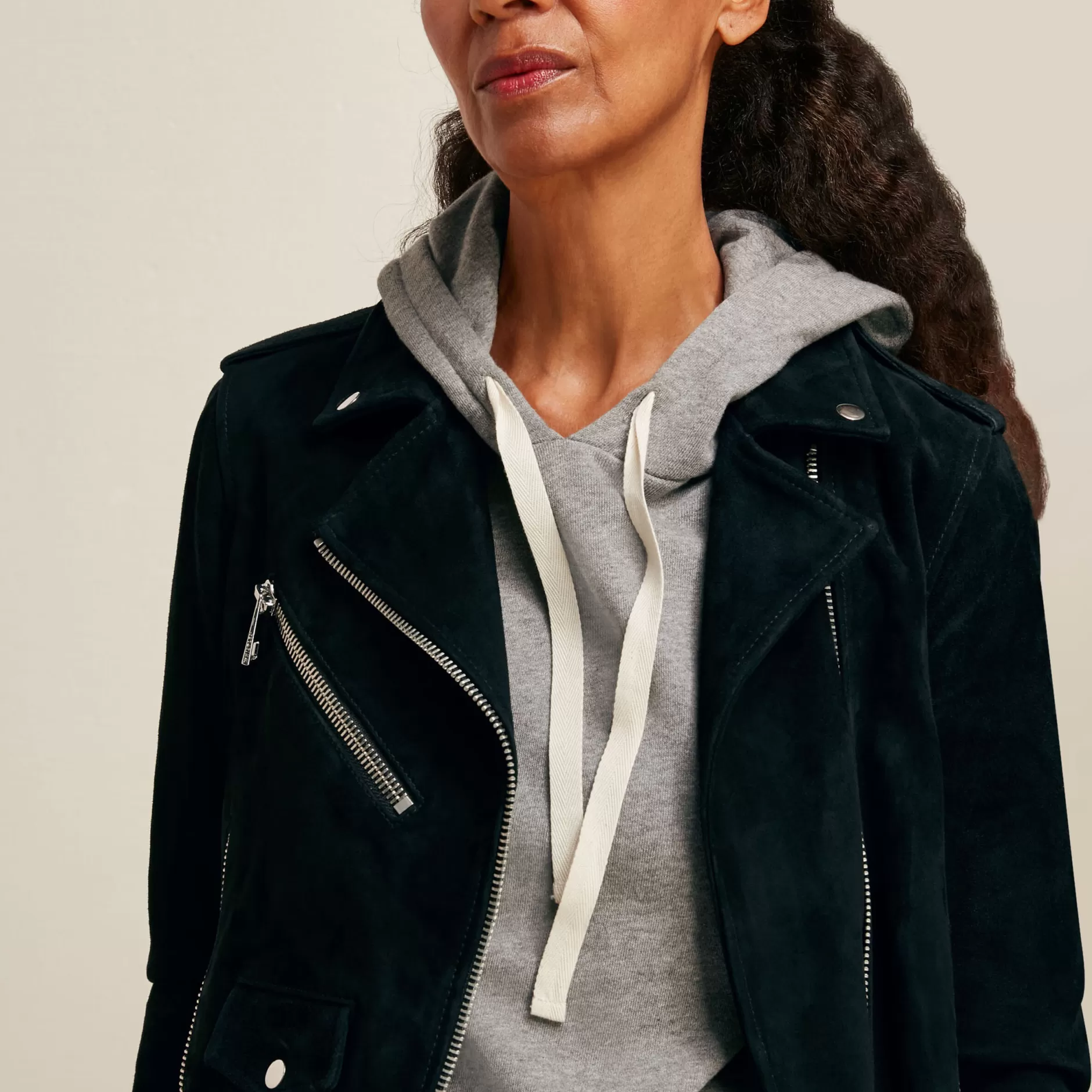 Women Whistles Jackets | Suede Agnes Leather Jacket