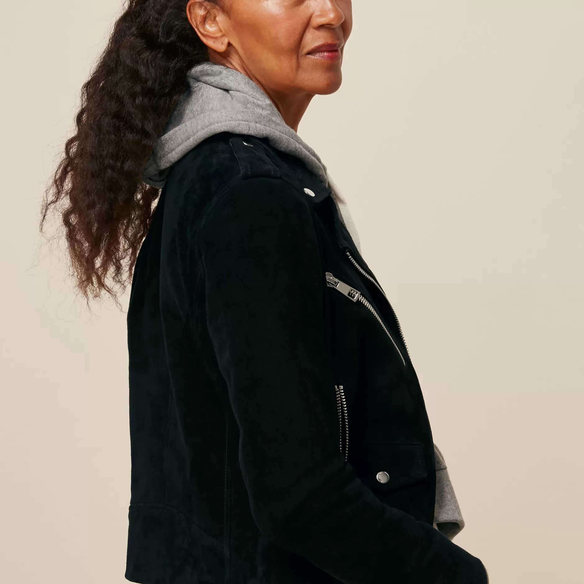 Women Whistles Jackets | Suede Agnes Leather Jacket