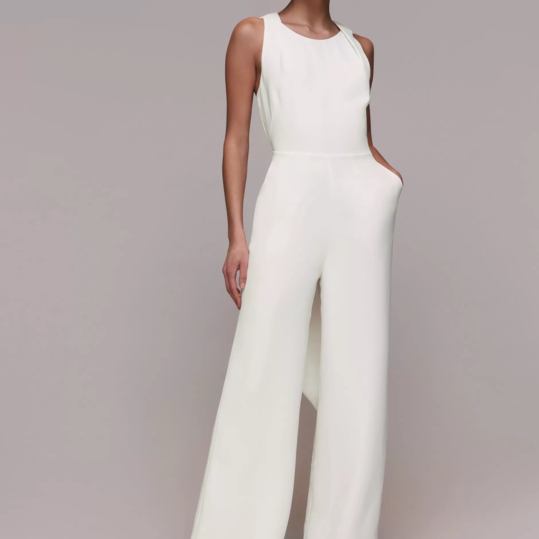 Women Whistles Jumpsuits | Tie Back Bridal Jumpsuit