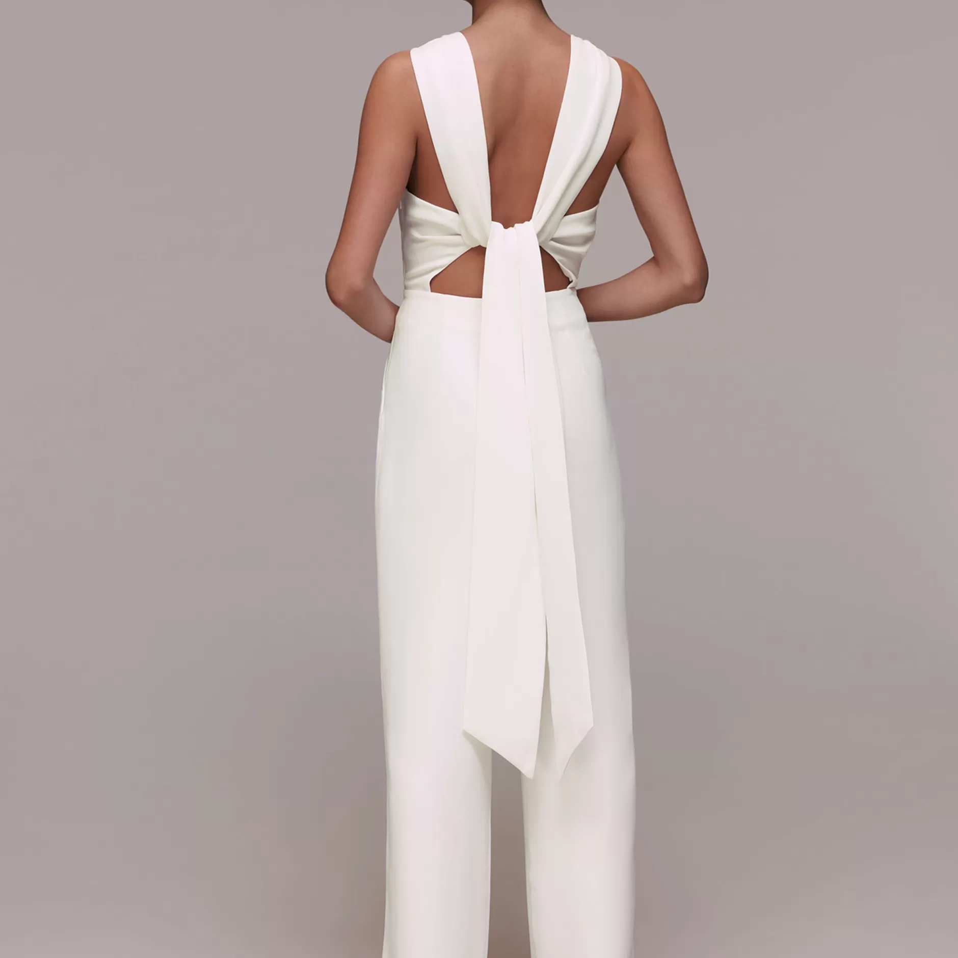 Women Whistles Jumpsuits | Tie Back Bridal Jumpsuit