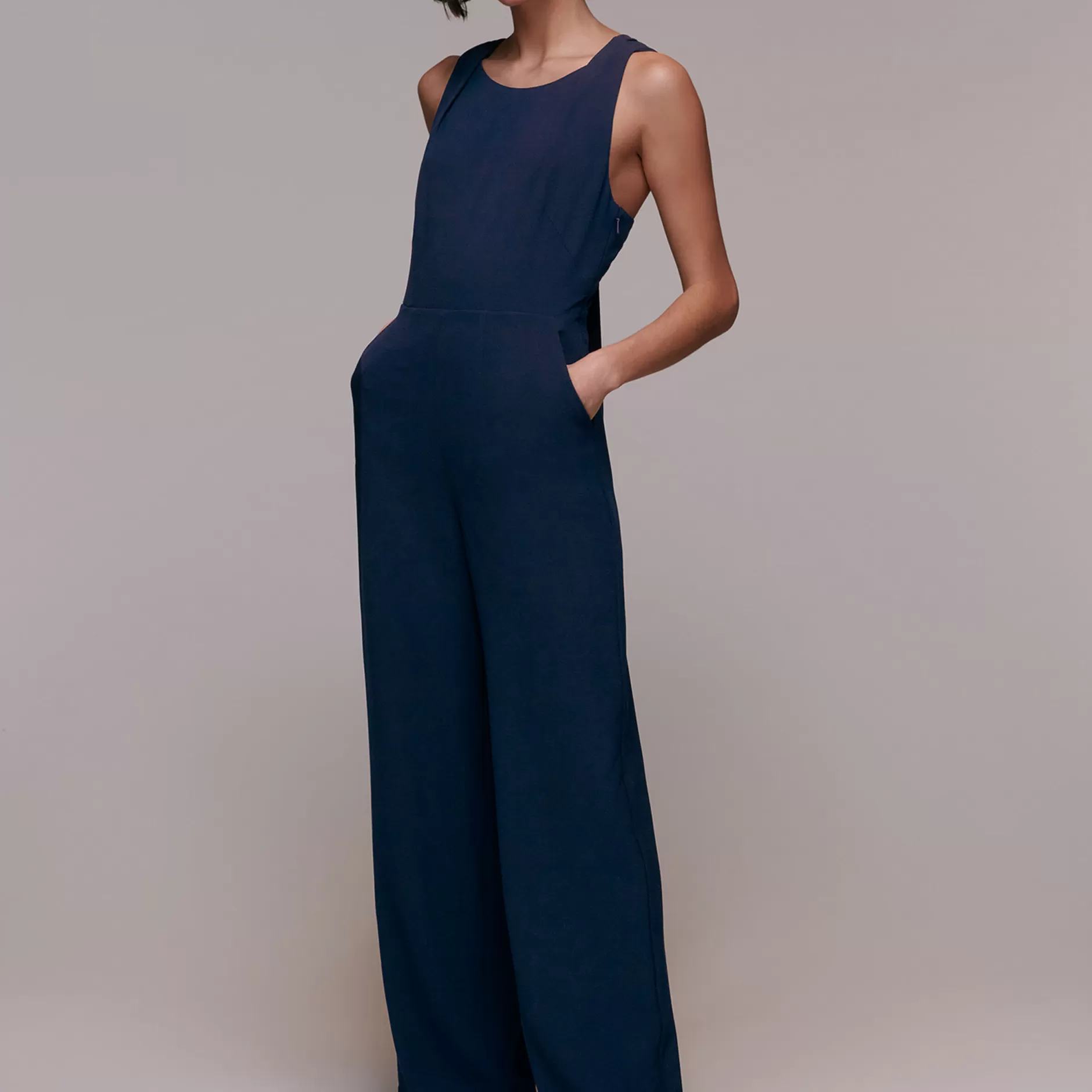 Women Whistles Jumpsuits | Tie Back Maxi Jumpsuit