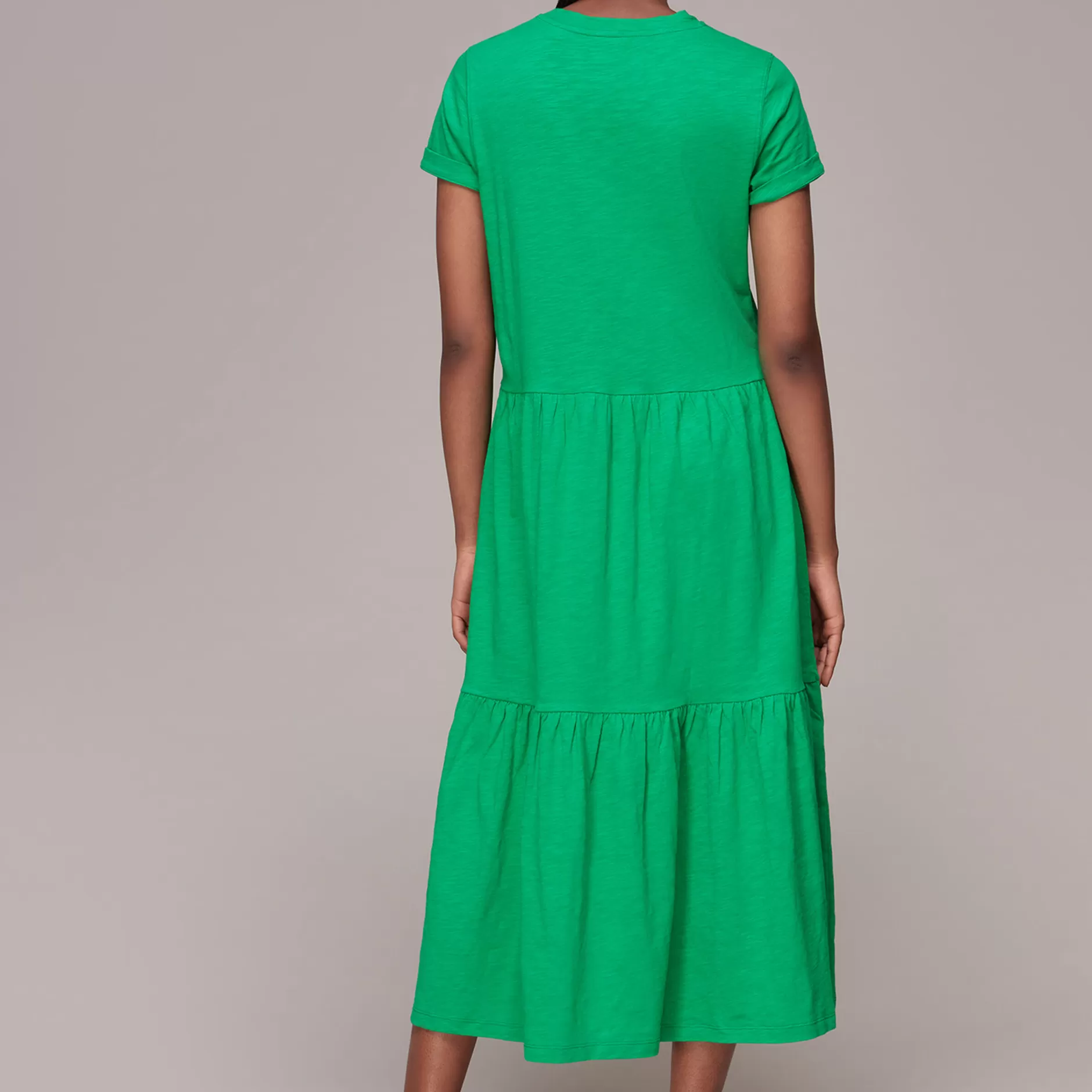 Women Whistles Dresses | Tiered Jersey Midi Dress