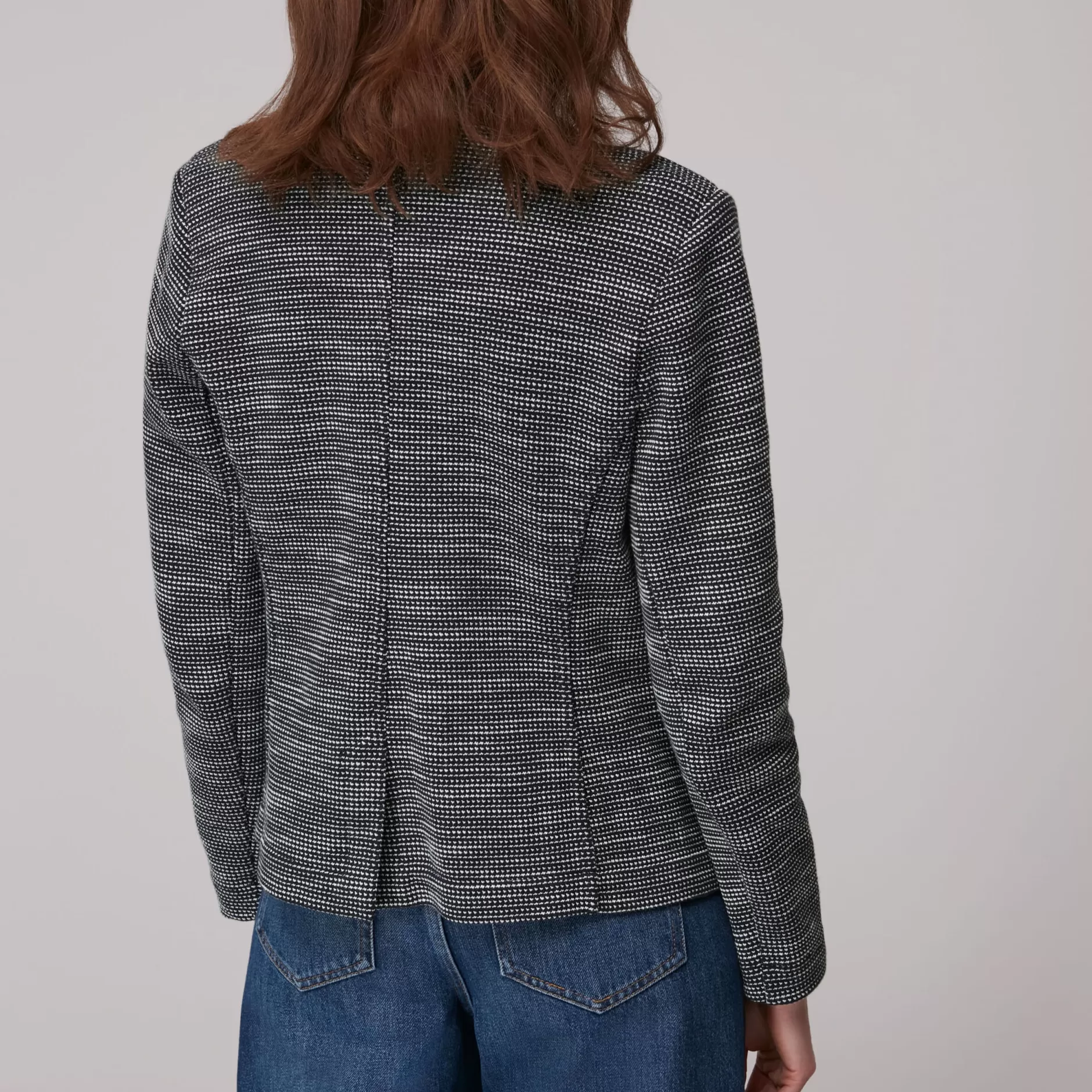 Women Whistles Jackets | Tweed Slim Jersey Jacket