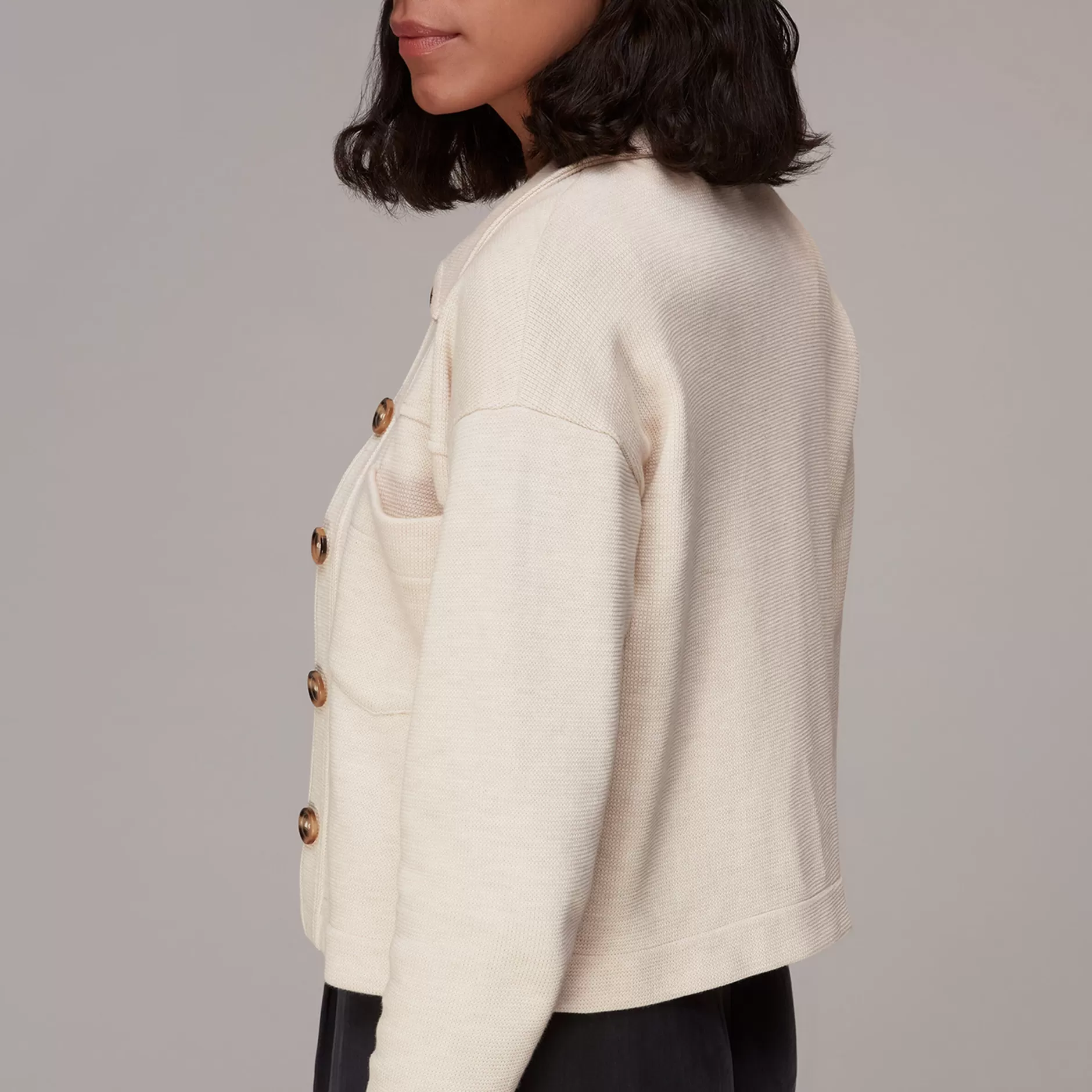 Women Whistles Jackets | Utility Jersey Jacket