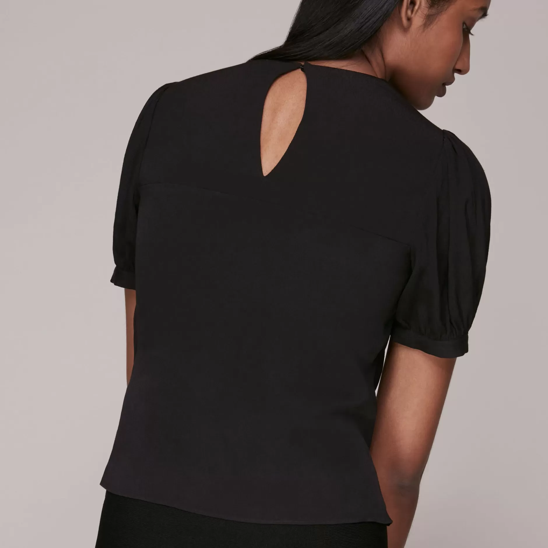 Women Whistles Tops | V Neck Gather Detail Top