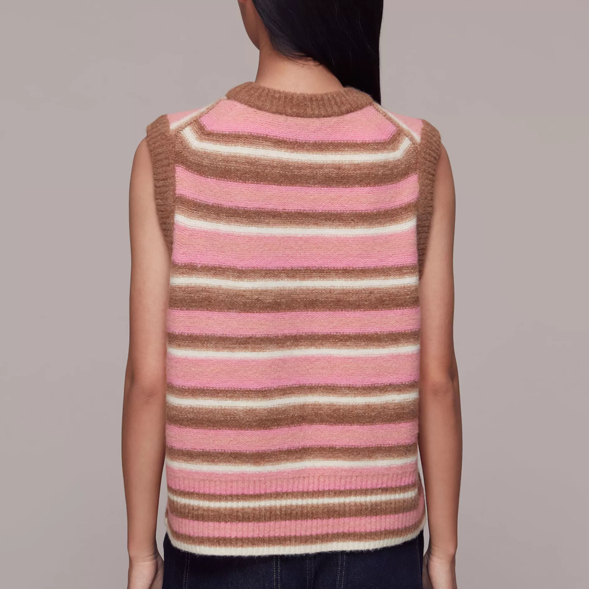 Women Whistles Knitwear | Variated Stripe Tank