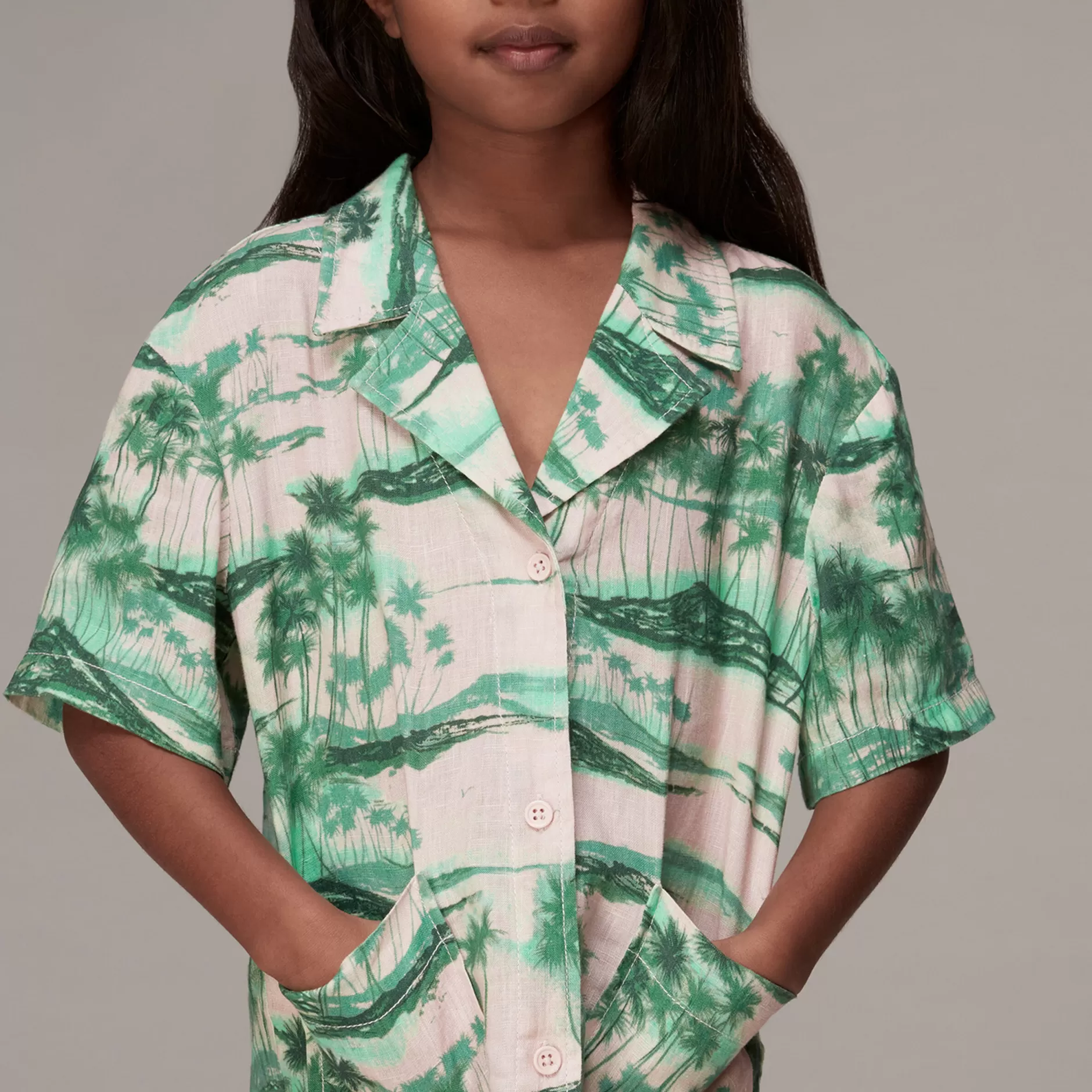 Women Whistles Tops | Waving Palms Sammy Shirt