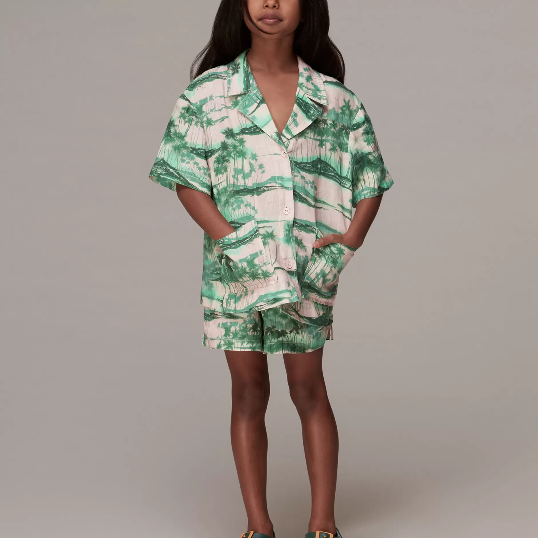 Women Whistles Tops | Waving Palms Sammy Shirt