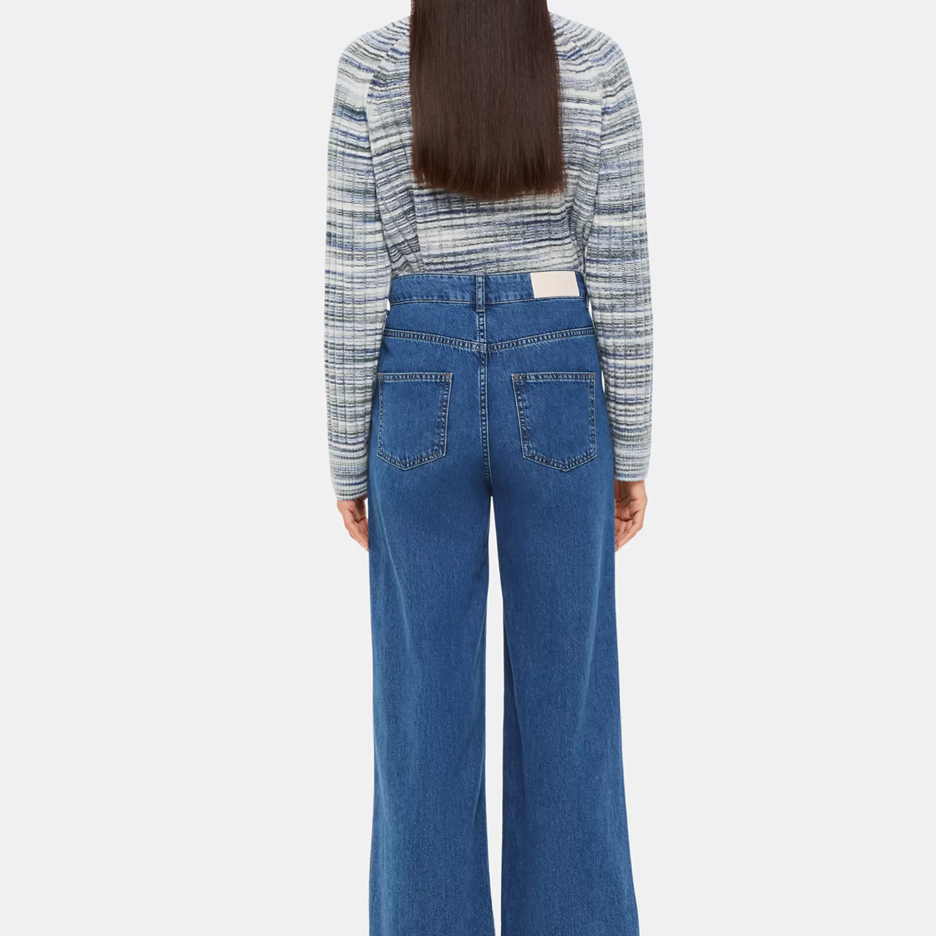 Women Whistles Jeans | Wide Leg Cropped Jean