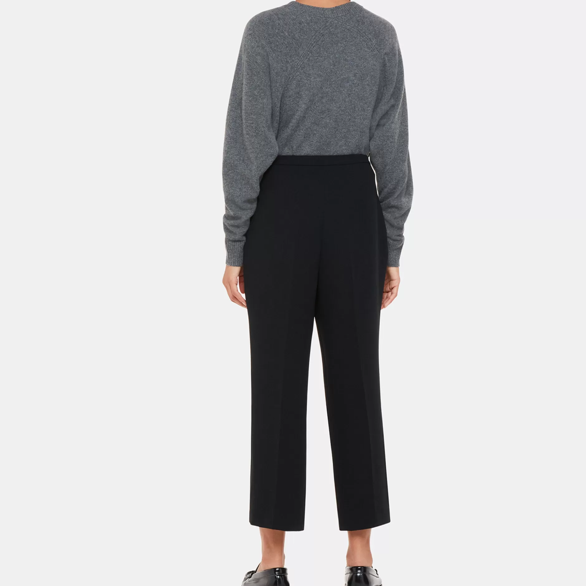 Women Whistles Trousers | Wide Leg Cropped Trouser