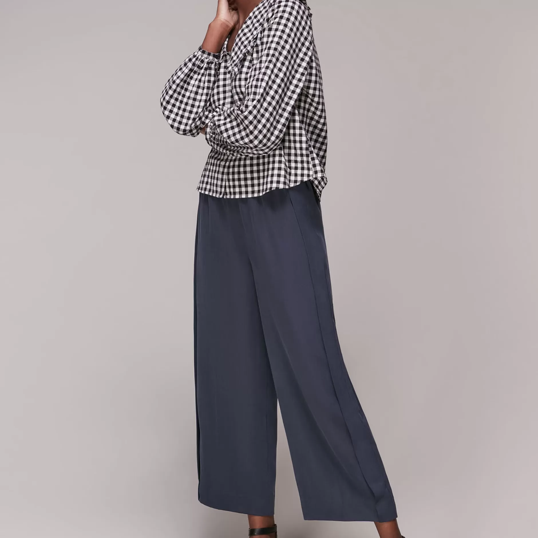 Women Whistles Trousers | Wide Leg Trouser