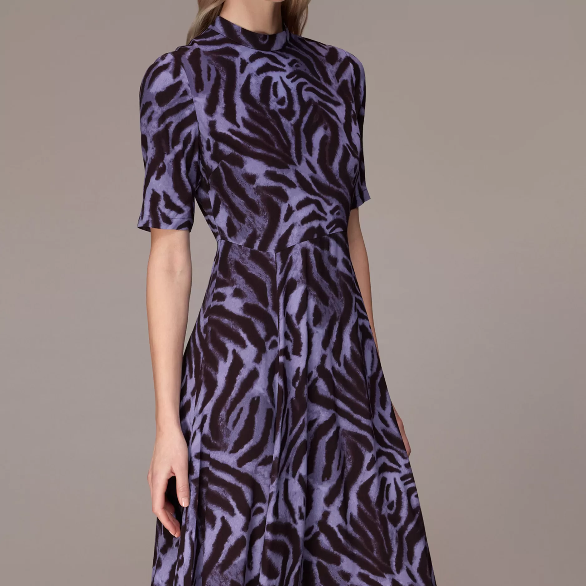 Women Whistles Dresses | Woodland Tiger Midi Dress