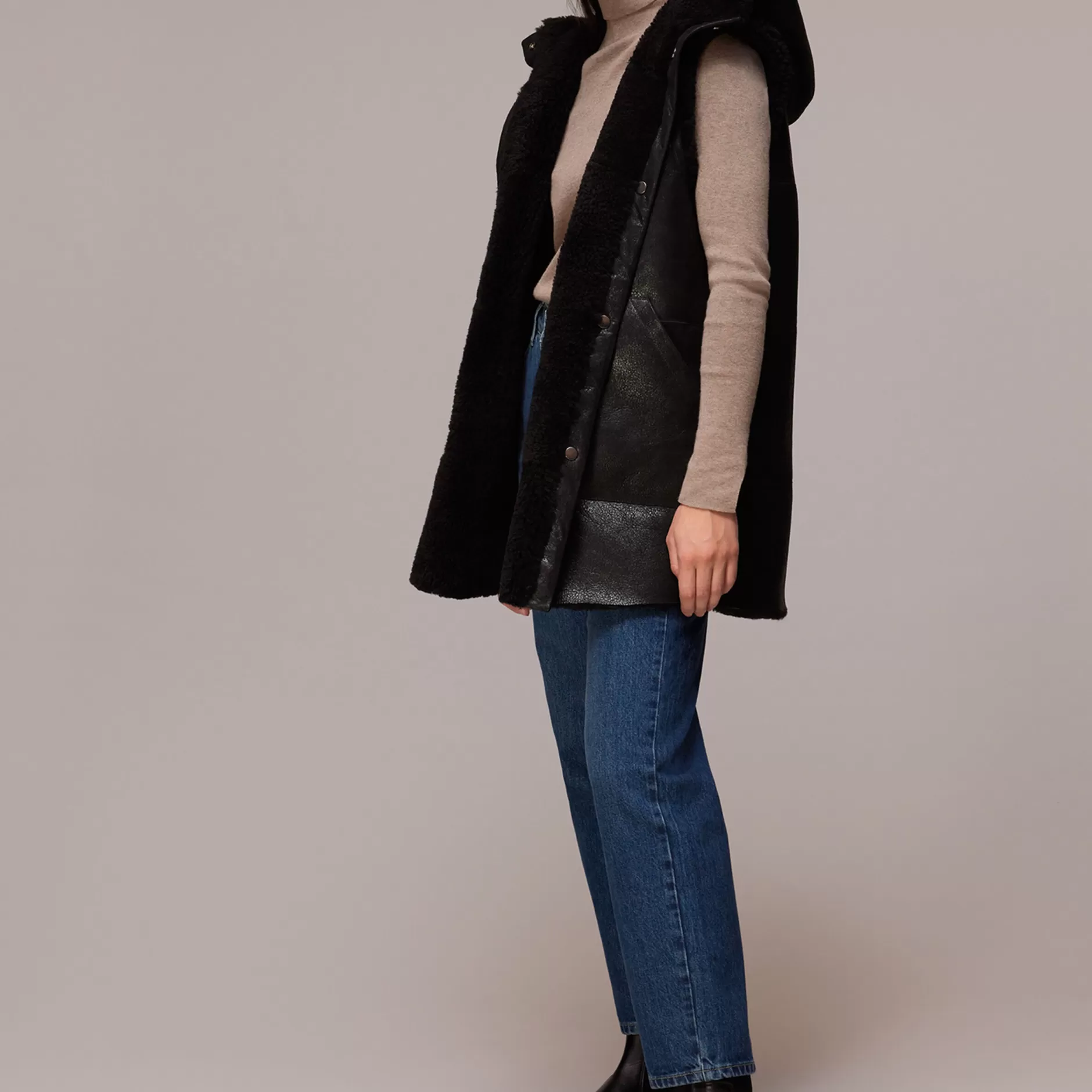 Women Whistles Coats | Yuki Reversible Gilet